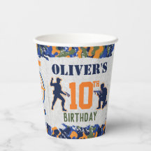 Dart Soldiers Camouflage Militär Geburtstagspartei