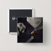 Dart Spacecraft und Liciacube vor der Einwirkung Button (Vorne & Hinten)