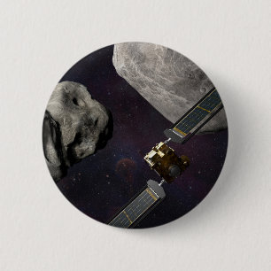 Dart Spacecraft und Liciacube vor der Einwirkung Button