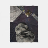 Dart Spacecraft und Liciacube vor der Einwirkung Fleecedecke (Vorderseite)