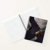 Dart Spacecraft und Liciacube vor der Einwirkung Notizblock (Innenseite)