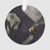 Dart Spacecraft und Liciacube vor der Einwirkung Ornament (Vorderseite)