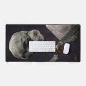 Dart Spacecraft und Liciacube vor der Einwirkung Schreibtischunterlage (Tastatur & Maus)