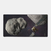 Dart Spacecraft und Liciacube vor der Einwirkung Schreibtischunterlage (Vorderseite)