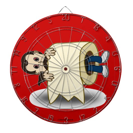 DART-SPIELBOARTEN - FUNNY GAMES - SPIELZIMMER-GIFT DARTSCHEIBE (vorne)