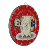 DART-SPIELBOARTEN - FUNNY GAMES - SPIELZIMMER-GIFT DARTSCHEIBE (Vorderseite Links)