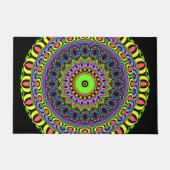 Dart Style Mandala I + Ihr Backgr. Ideen Fußmatte (Vorderseite)