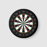 Dart Targetboard Dartboard Magnet<br><div class="desc">Rundkopfkissen mit authentischer Gestaltung in schwarz,  rot und grün.</div>