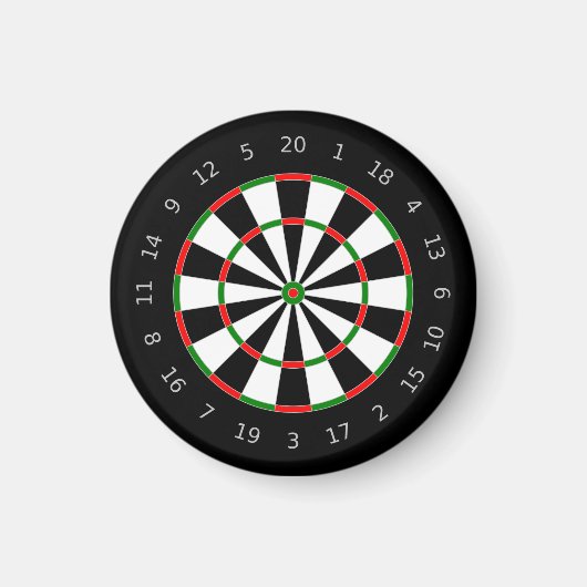 Dart Targetboard Dartboard Magnet (Vorne)