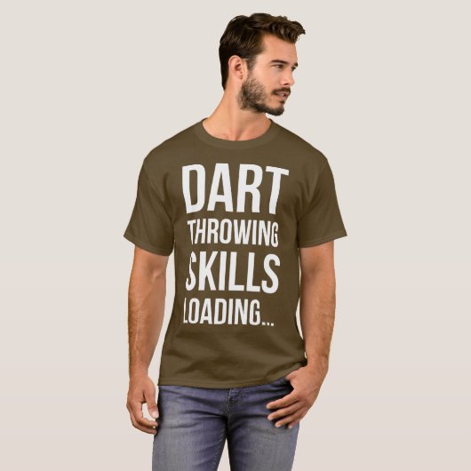 Dart Throwing Skills Loading - Dart Loading T-Shirt (Vorne ganz)