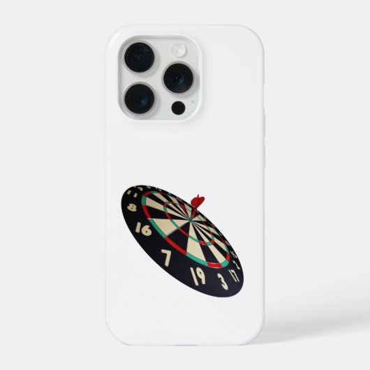 Dart trifft genau ins Schwarze, iPhone Hülle (Rückseite)