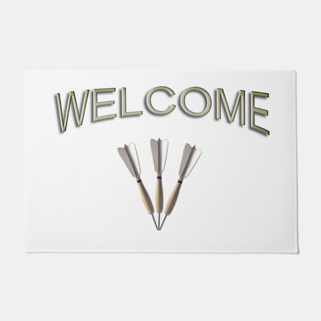 Dart Trio Welcome Fußmatte (Vorderseite)