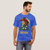 Dartagnan - Dart Musketeer - Funny Darts - Retro T-Shirt (Vorne ganz)