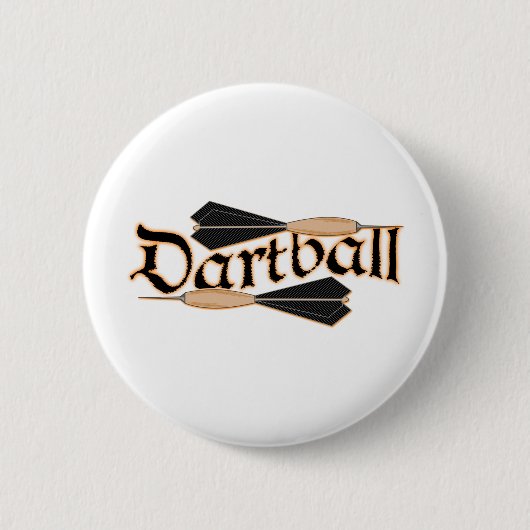 Dartball Darts Button (Vorderseite)