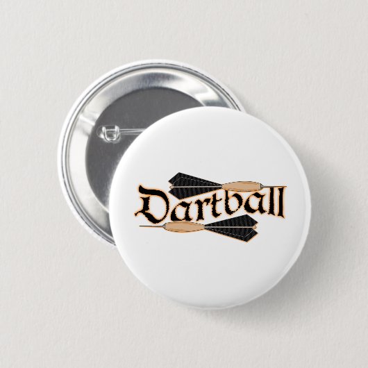 Dartball Darts Button (Vorne & Hinten)