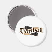 Dartball Darts Magnet (Vorderseite/Rückseite)