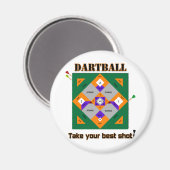 Dartball Magnet (Vorderseite/Rückseite)
