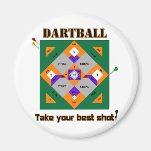 Dartball Magnet (Vorne)