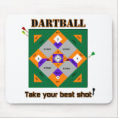 Dartball Mousepad (Vorne)