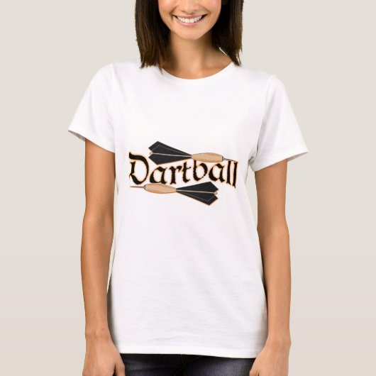Dartball Pfeile T-Shirt (Vorderseite)