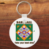 Dartball Schlüsselanhänger (Vorderseite)