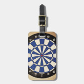 Dartboard 2 gepäckanhänger (Vorderseite vertikal)