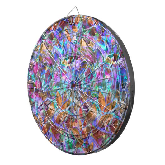 Dartboard Abstraktes Hartglas Dartscheibe (Vorderseite rechts)