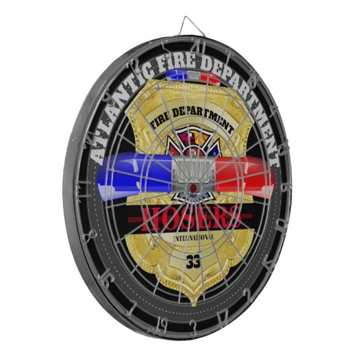 Dartboard - Abteilung für personalisierte Stadt Dartscheibe (Vorderseite Links)