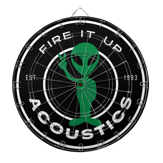 Dartboard - Acoustics Peace Alien Dartscheibe (vorne)