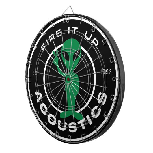 Dartboard - Acoustics Peace Alien Dartscheibe (Vorderseite rechts)
