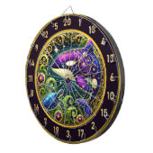 Dartboard-Anzeige für künstlerisches Orca Dartscheibe (Vorderseite rechts)