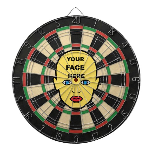  Dartboard auf Ihr Gesicht Hier  Dartscheibe (vorne)