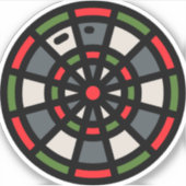 Dartboard Aufkleber (Vorderseite)