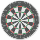 Dartboard Aufkleber (Vorderseite)
