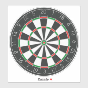 Dartboard Aufkleber