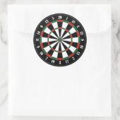 Dartboard-Aufkleber Runder Aufkleber (Tasche)