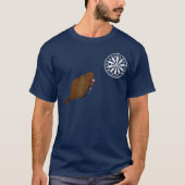 Dartboard Beavers Darts Nutria Bullseye Dart T-Shirt (Vorderseite)