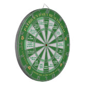 Dartboard - Benutzerdefinierbare Name- und Gesundh Dartscheibe (Vorderseite Links)