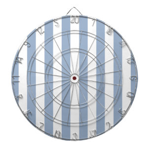 Dartboard Blau & Weiß Streifen Dartscheibe