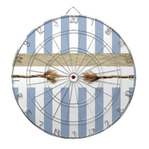 Dartboard Blue & White Stripe Dartscheibe