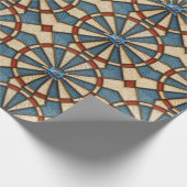 Dartboard-Bullauge Geschenkpapier (Ecke)