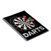 Dartboard Bullseye Dart Player Notizblock (Rechte Seite)