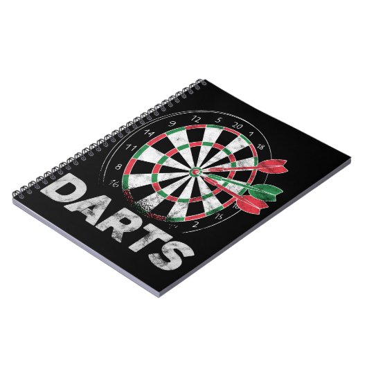 Dartboard Bullseye Dart Player Notizblock (Linke Seite)