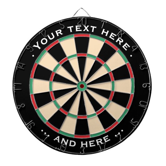 Dartboard Classic-Geschenk für benutzerdefinierten Dartscheibe (vorne)