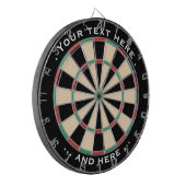 Dartboard Classic-Geschenk für benutzerdefinierten Dartscheibe (Vorderseite Links)