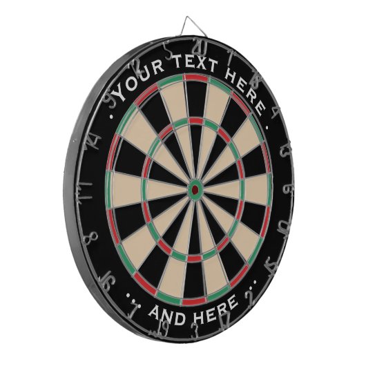 Dartboard Classic-Geschenk für benutzerdefinierten Dartscheibe (Vorderseite Links)