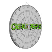 Dartboard "Creeple Peeple" Dartscheibe (Vorderseite Links)