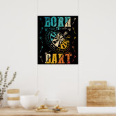 Dartboard Dart Player Darts Poster (Küche)