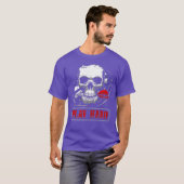 Dartboard Dart wird mit dem Hard Skull Arrow Dartb T-Shirt (Vorne ganz)