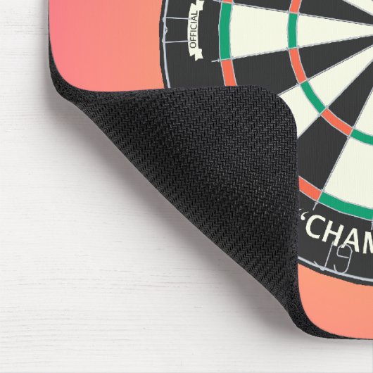 Dartboard & Darts: 3D-Modell: Mousepad (Ecke)